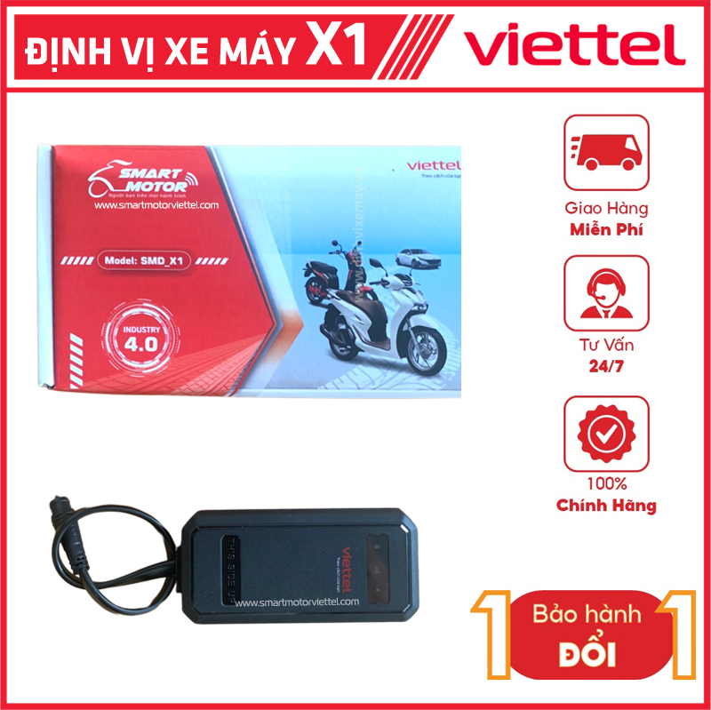 dinh vi xe may viettel x1 4g