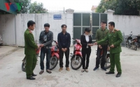 Bắt nhóm đối tượng trộm cắp xe máy để lấy tiền sử dụng ma túy