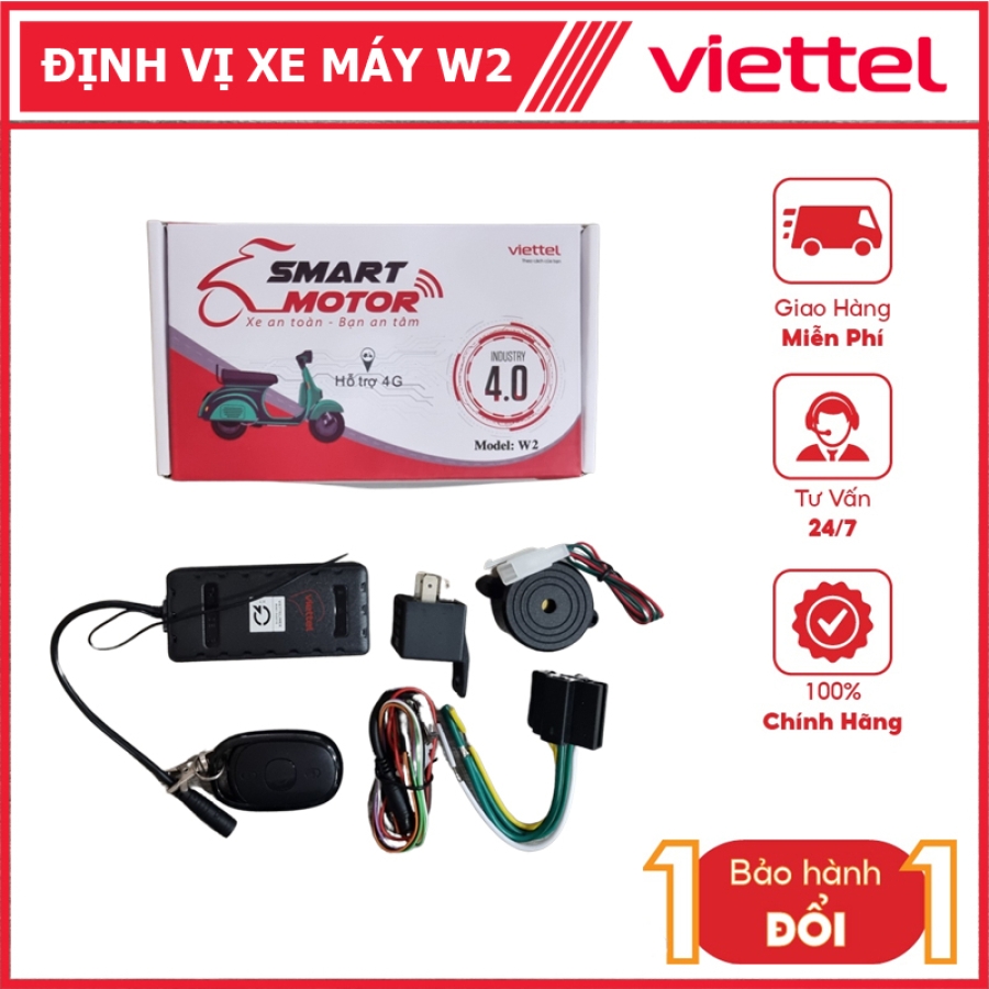 Trải nghiệm Smart Motor W2 4G của Viettel, chống trộm xe, định vị từ xa